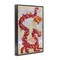 Stupell Industries Dragon & Lantern Mythology Framed Giclee Design by Kay Widdowson